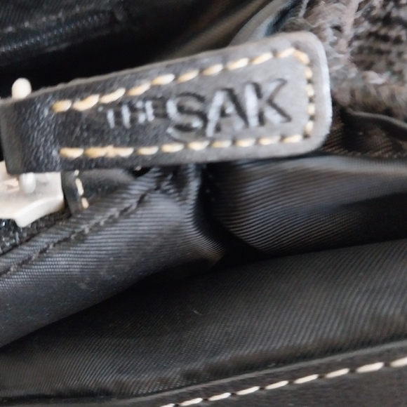 The Sak Black Crochet Shoulder Bag - Picture 5 of 6